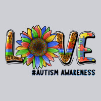 Love Sunflower Autism Awareness Heavyweight Sweatshirt | Teevron
