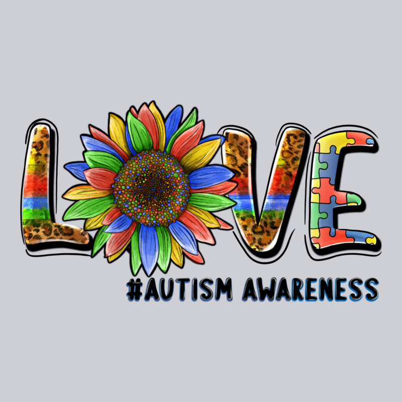 Love Sunflower Autism Awareness Heavyweight Sweatshirt by BarkalooDesign | Teevron