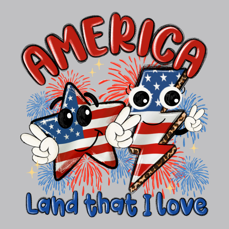 America Land That I Love Long Sleeve Tee by MaliasSmallBusiness | Teevron