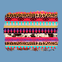 Aztec Western Leopard Cowhide Background Urban Heavy Tee | Teevron