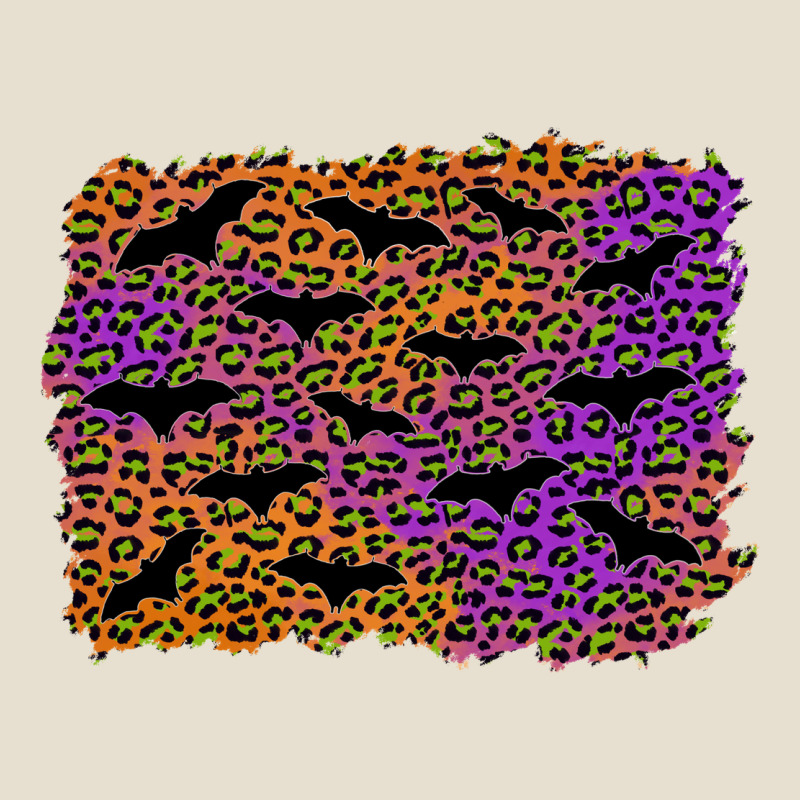 Halloween Leopard Bat Background Urban Heavy Tee by AdoDesignShop | Teevron