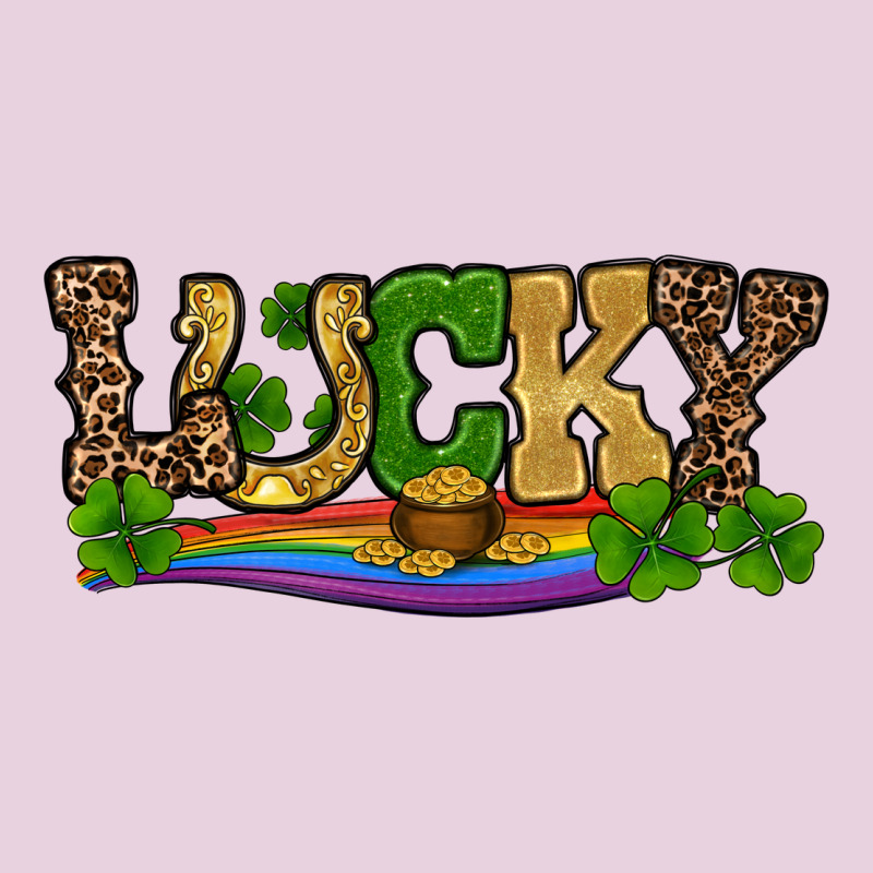 St Patricks Shamrock Gold With Rainbow Ladies Tee by RanaPortraitStore | Teevron