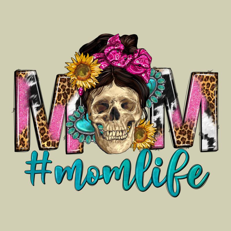 Mom Life With Skull Heavy Core Tee by texasbilliewilder | Teevron