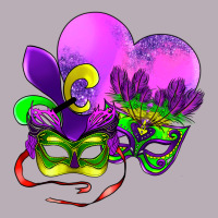 Mardi Gras Heart And Mask Vintage Tee | Teevron