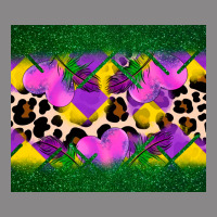 Mardi Gras Leopard And Heart Vintage Tee | Teevron