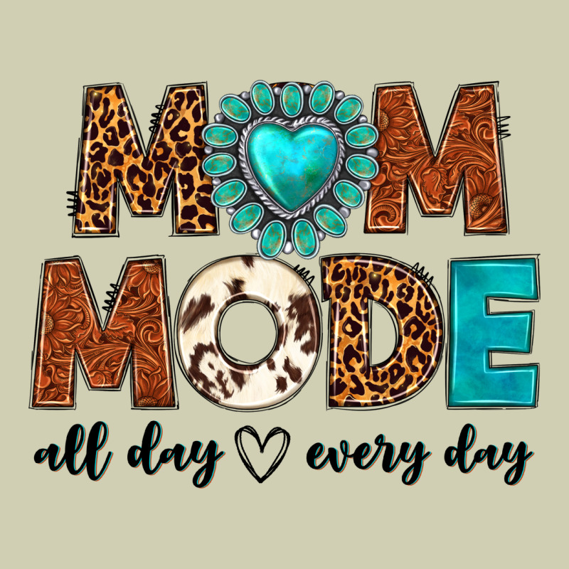 Mom Mode All Day Every Day Heavy Core Tee by texasbilliewilder | Teevron