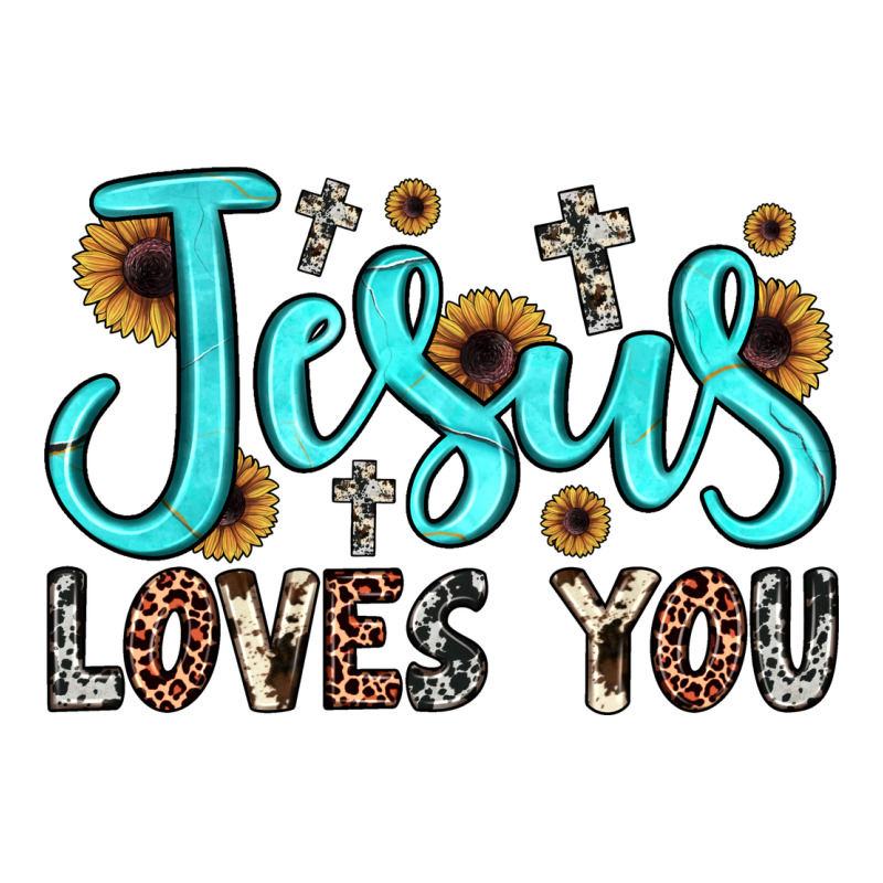 Jesus Loves You Ladies Tee by JahusDesignShop | Teevron