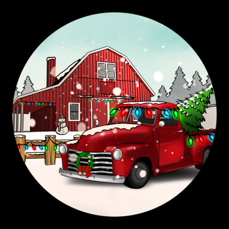 Christmas Farm Christmas Heavy Core Tee by BarkalooDesign | Teevron