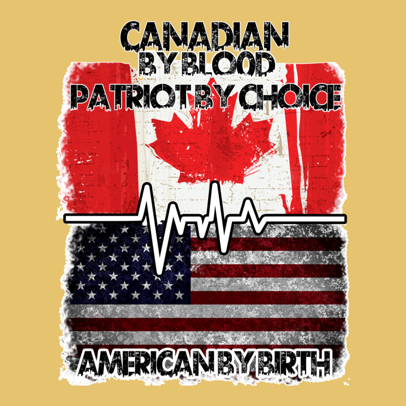 American By Birth Canadian By Blood Patriot By Choice Premium Sweatshirt by Bettercallsaul | Teevron