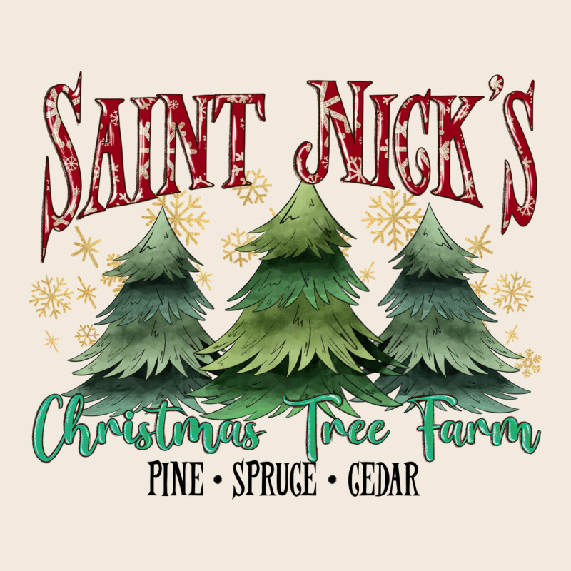 Saint Nick's Christmas Tree Farm Zipper Hoodie by MaliasSmallBusiness | Teevron