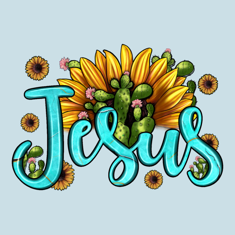 Jesus Sunflower Ladies Tee by JahusDesignShop | Teevron