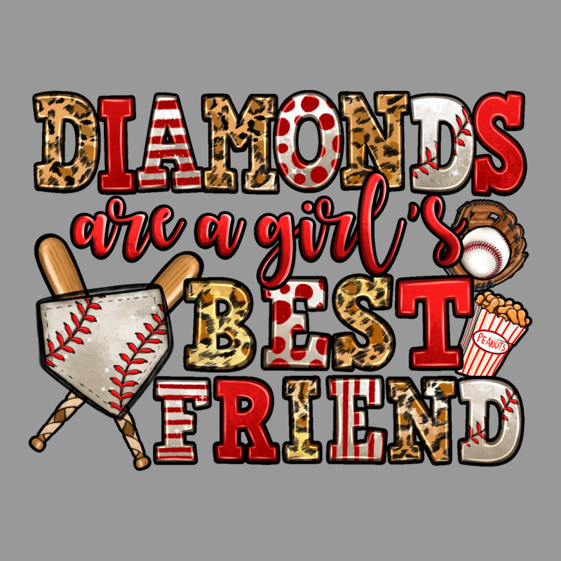 Diamonds Are A Girl's Best Friend Baseball Vintage Hoodie by Jasminsmagicworld | Teevron