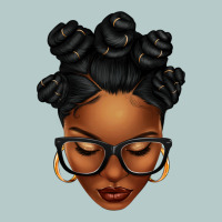 Afro Woman With Bantu Knots Heavy Core Tee | Teevron