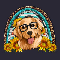Golden Retriever Rainbow Vintage Tee | Teevron