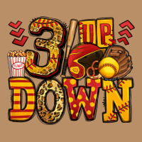 Three Up Three Down Softball Vintage Hoodie | Teevron