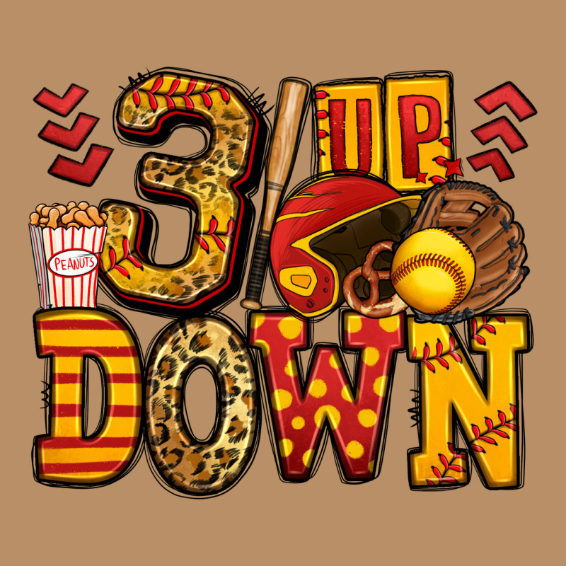 Three Up Three Down Softball Vintage Hoodie by Jasminsmagicworld | Teevron