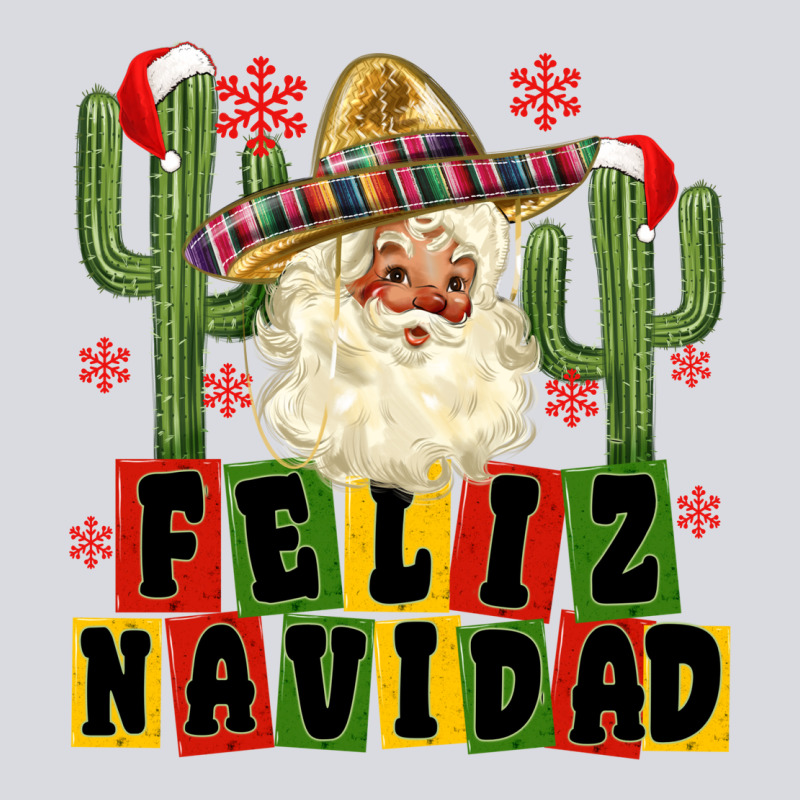Feliz Navidad Mexican Santa Zipper Hoodie by MaliasSmallBusiness | Teevron