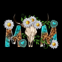 Mom With Bull Skull Heavy Core Tee | Teevron