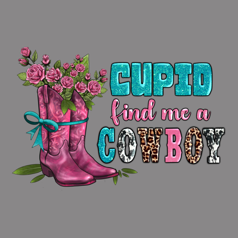 Velantines Day Cupid Find Me A Cowboy Vintage Tee by AdoDesignShop | Teevron