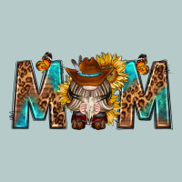 Mom With Bull Skull Heavy Core Tee | Teevron