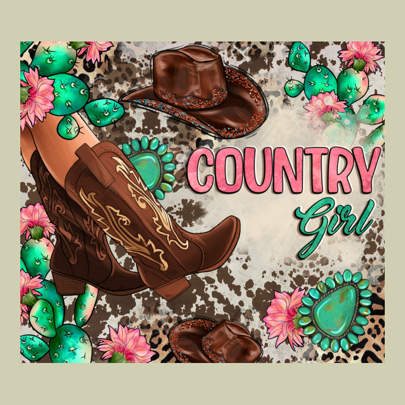 Country Girl Heavy Core Tee by Zillion Design Studio | Teevron