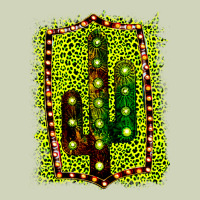 Cactus Leopard Frame Heavyweight Hoodie | Teevron