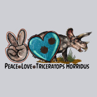 Peace Love Triceratops Horridus Heavyweight Sweatshirt | Teevron