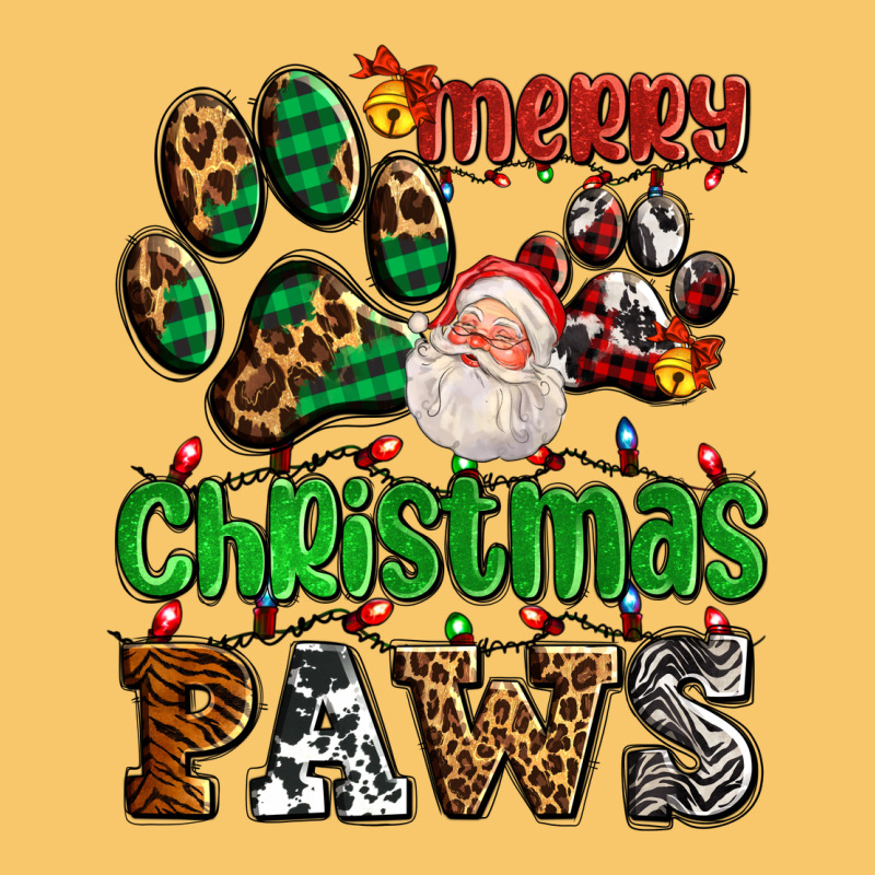 Merry Christmas Paws With Santa Vintage Hoodie by AdoDesignShop | Teevron