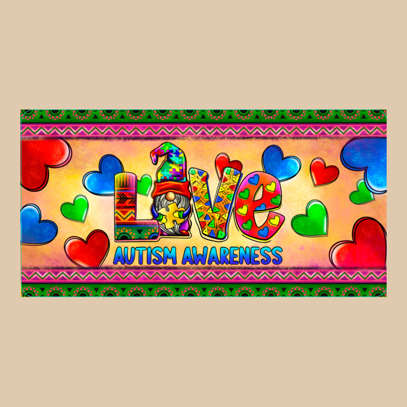 Love Autism Awareness License Plate Template Heavyweight Sweatshirt by BarkalooDesign | Teevron