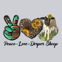 Peace Love Dorper Sheep Heavyweight Sweatshirt | Teevron