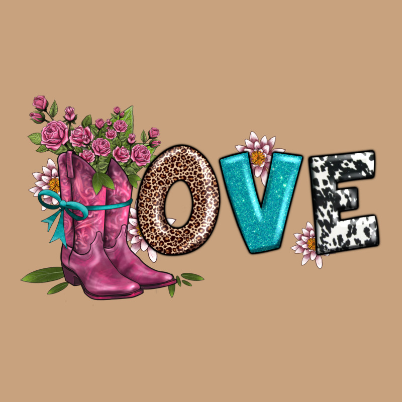 Valentines Day Love And Boots Vintage Tee by AdoDesignShop | Teevron