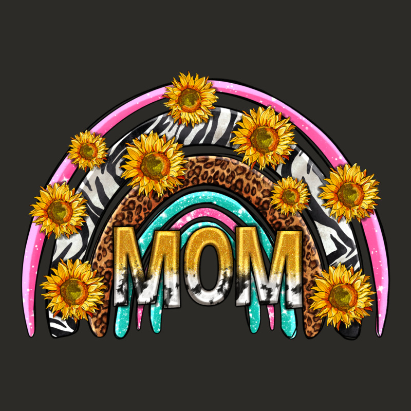 Mom With Sunflower Rainbow Mothers Day Heavy Core Tee by texasbilliewilder | Teevron