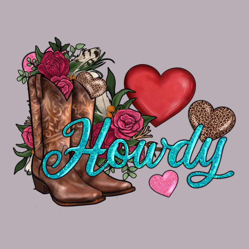 Valentines Day Howdy And Boots Vintage Tee by AdoDesignShop | Teevron