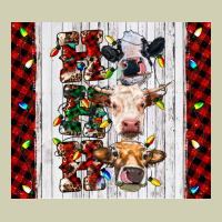 Ho Ho Ho Christmas Cow Heavy Core Tee | Teevron