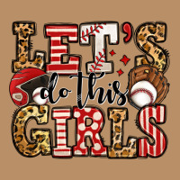 Let's Do This Girls Baseball Vintage Hoodie | Teevron