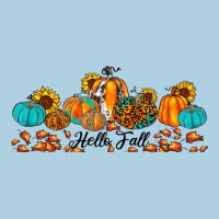 Hello Fall Pumpkin Sunflower Premium Hoodie | Teevron