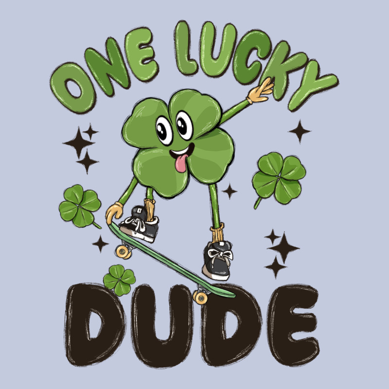 One Lucky Dude Long Sleeve Tee by MaliasSmallBusiness | Teevron