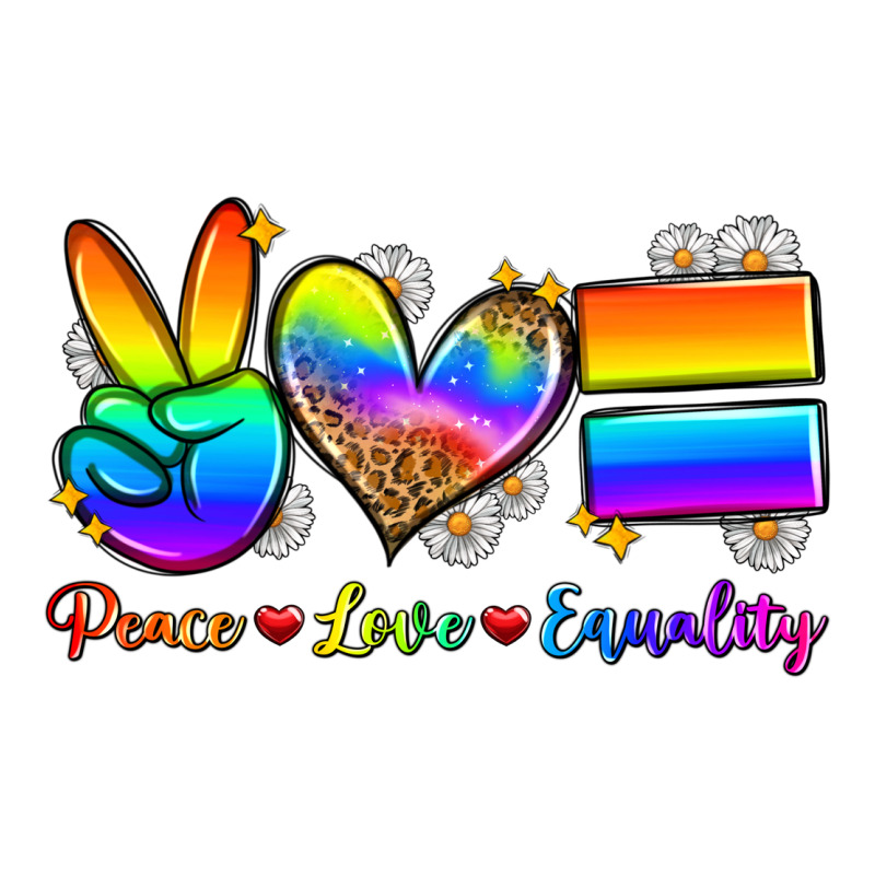 Peace Love Equality Premium Tee by Zillion Design Studio | Teevron