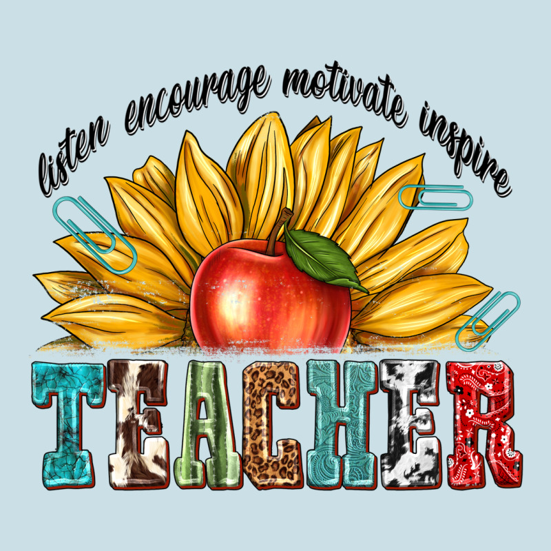 Teacher With Sunflower Ladies Tee by texasbilliewilder | Teevron