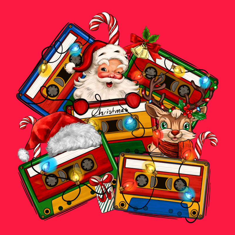 Christmas Cassette Tapes Zipper Hoodie by MaliasSmallBusiness | Teevron