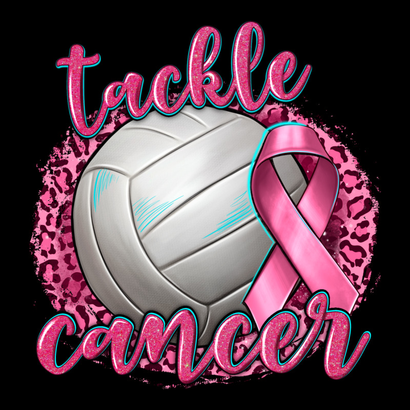 Tackle Cancer Volleyball Premium Tee by texasbilliewilder | Teevron
