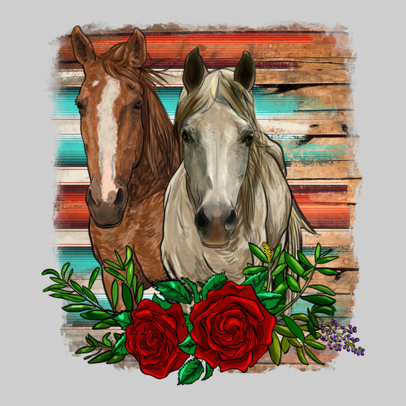 Horses With Roses Premium Tee by RanaPortraitStore | Teevron
