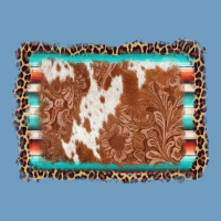 Leopard Serape Cowhide  Leather Background Urban Heavy Tee | Teevron