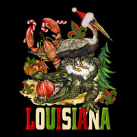 Christmas Louisiana Heavy Core Tee | Teevron