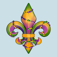 Mardi Gras Fleur De Lis Ladies Tee | Teevron