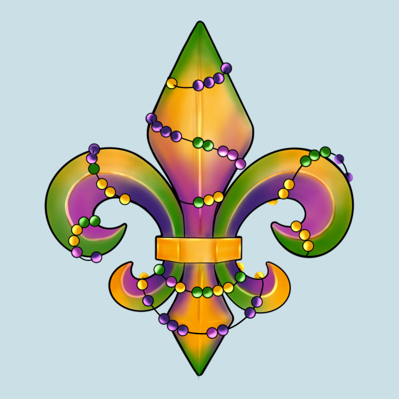 Mardi Gras Fleur De Lis Ladies Tee by RanaPortraitStore | Teevron