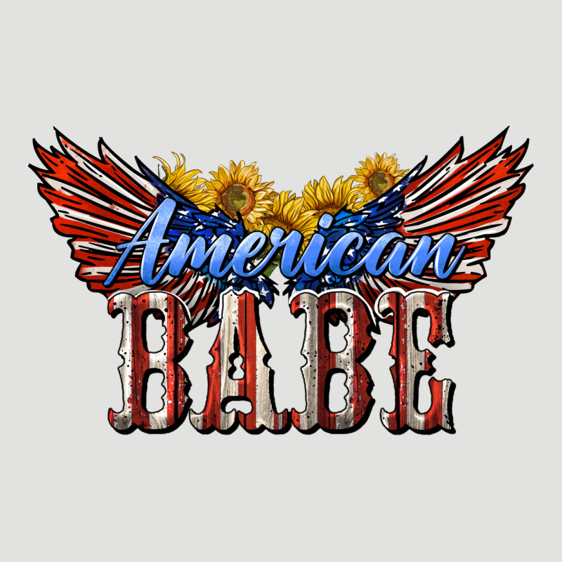 American Babe With Sunflowers Classic Tee by LillyAllenDesigns | Teevron