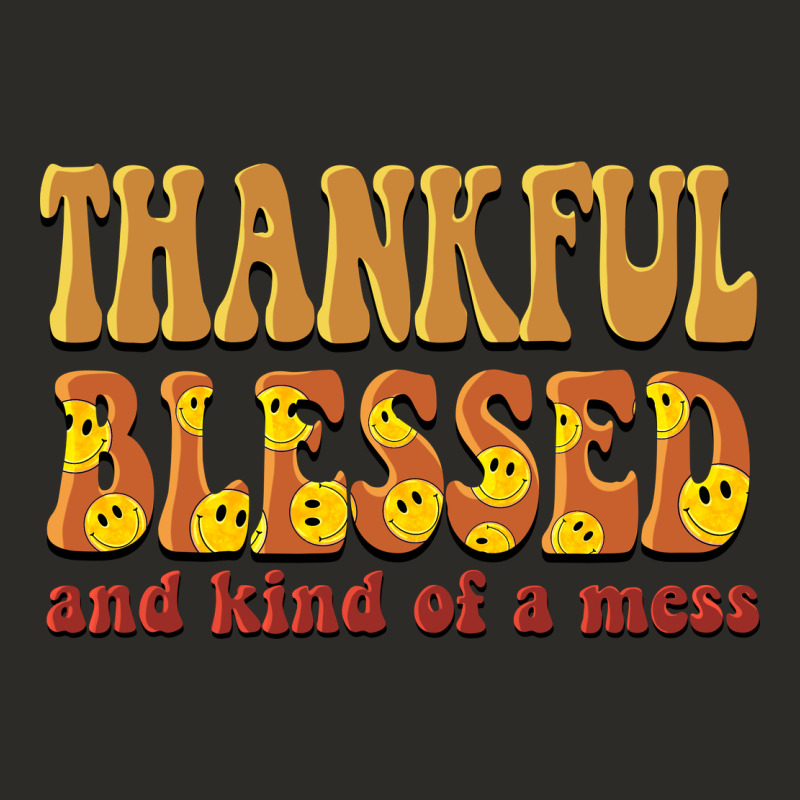 Thankful Blessed And Kind Of A Mess Heavy Core Tee by BarkalooDesign | Teevron
