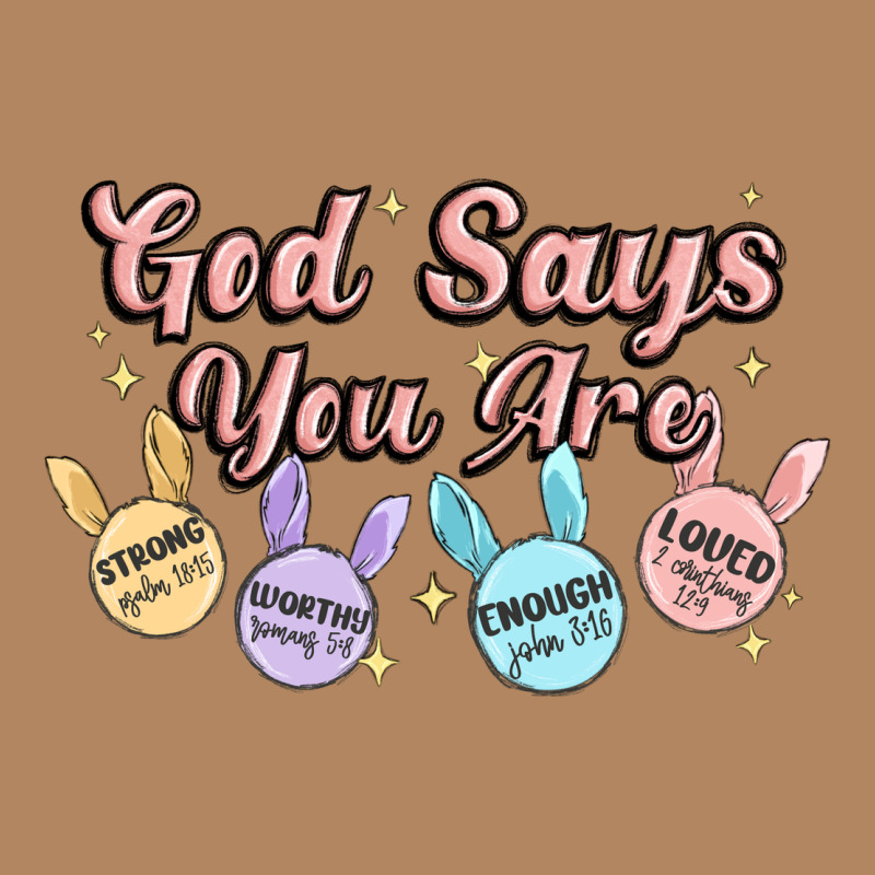God Says You Are Easter Long Sleeve Tee by MaliasSmallBusiness | Teevron