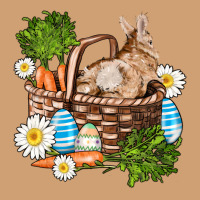 Easter Bunny In Basket Wıth Carrot And Eggs Vintage Tee | Teevron